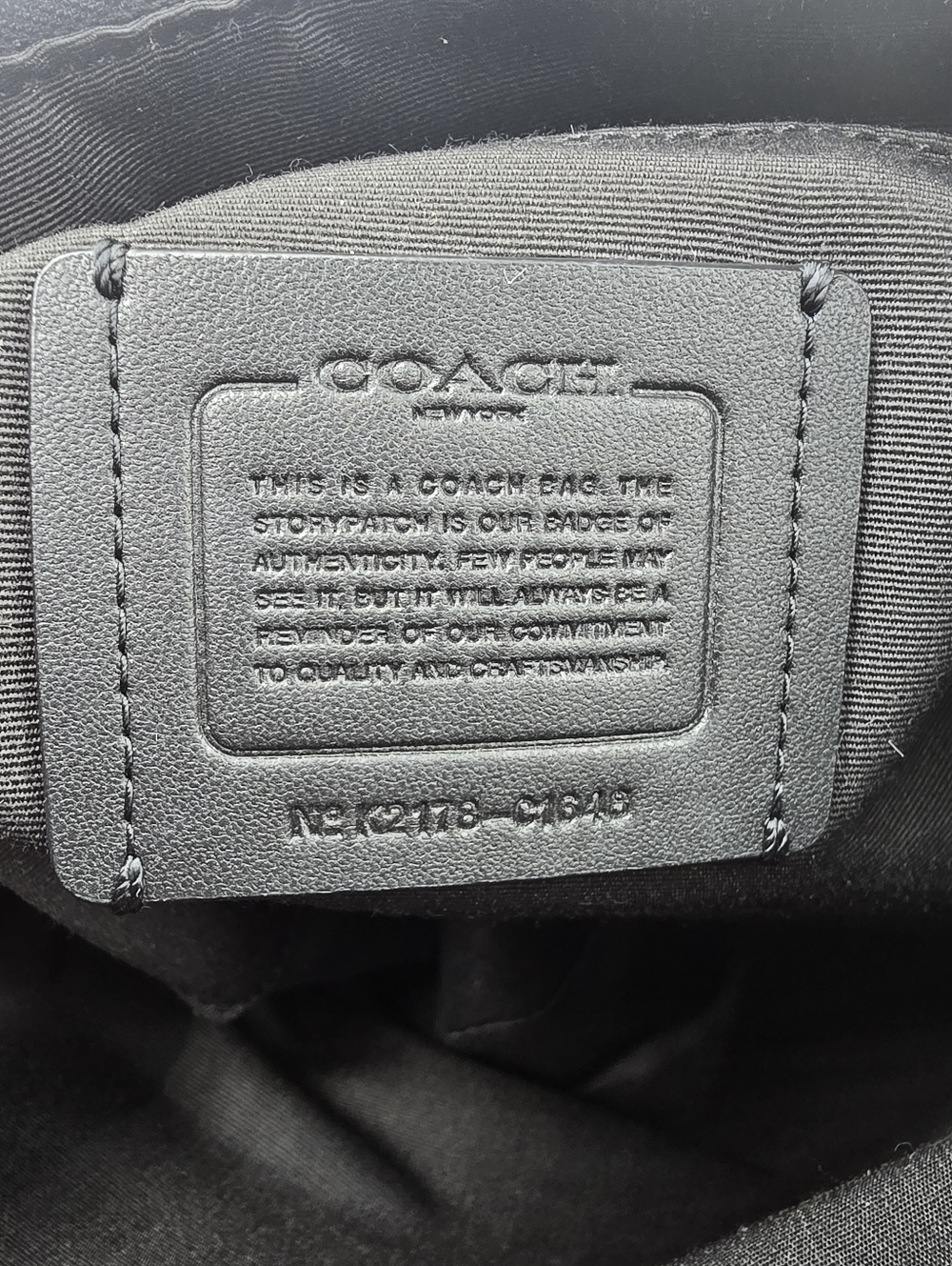 COACH C1648 Ellie File Bag Black Pebbled Leather Crossbody Shoulder Bag Purse ** - Picture 9 of 16